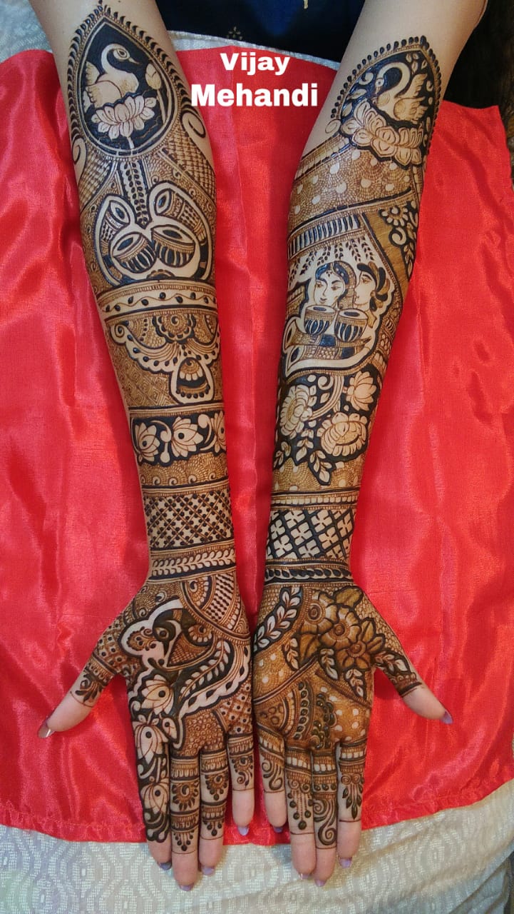 Famous Best bridal Mehandi artist vasantkunj
